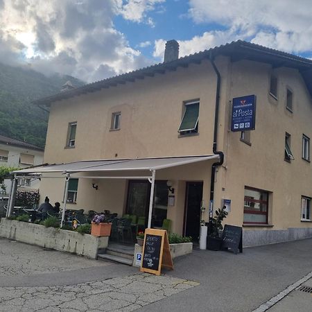 Ristorante Pizzeria Al Posta, Con Alogio Otel Malvaglia Dış mekan fotoğraf