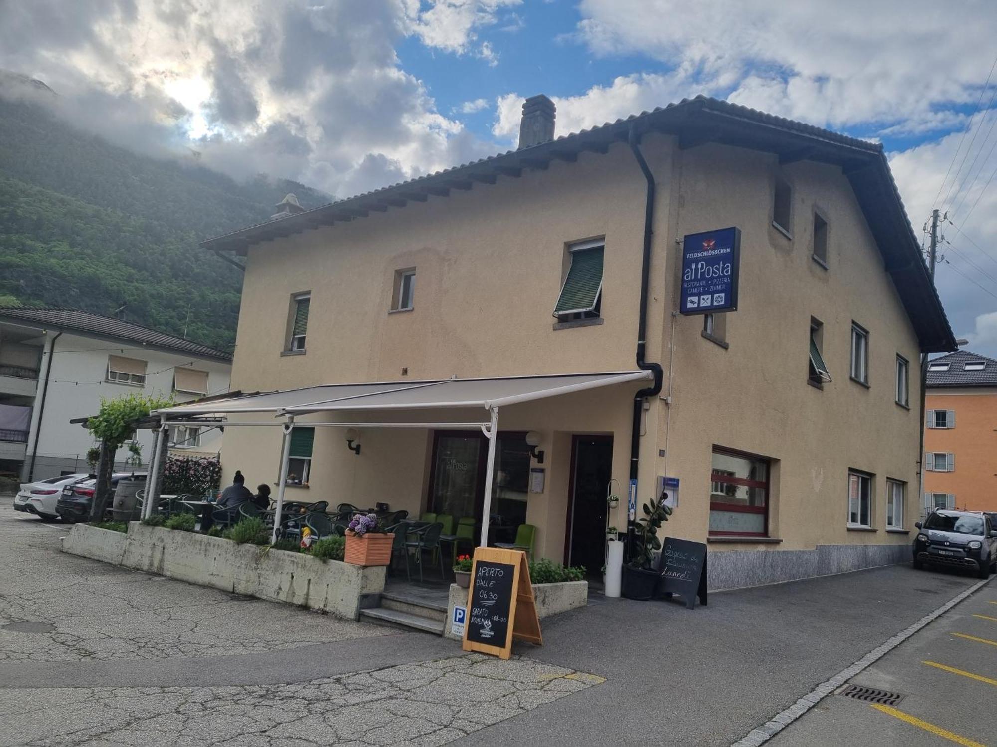 Ristorante Pizzeria Al Posta, Con Alogio Otel Malvaglia Dış mekan fotoğraf